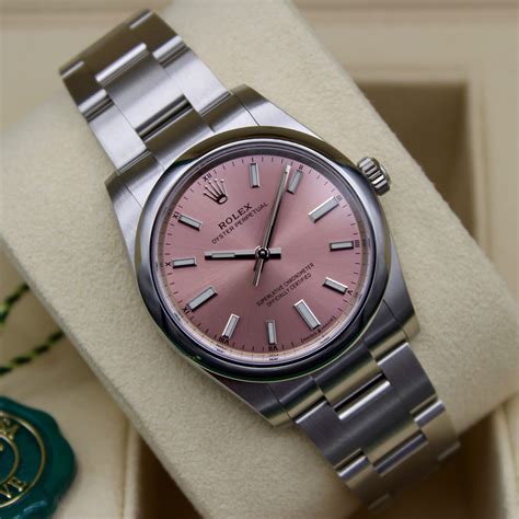 oyster perpetual rolex pink